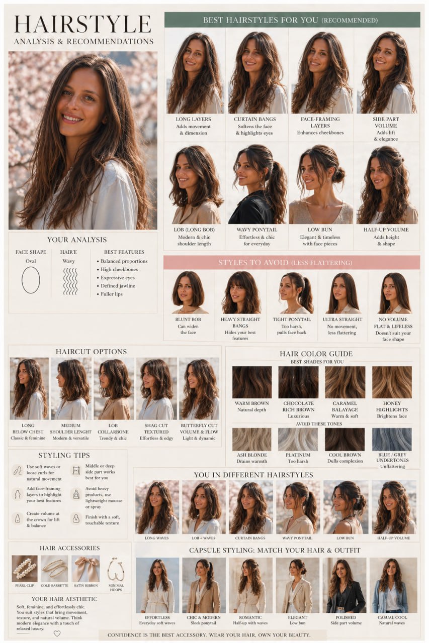 Hairstyle analysis board built by ChatGPT